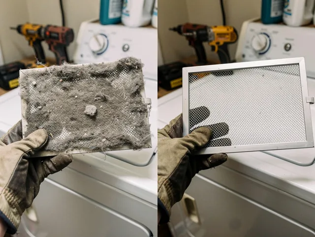 Professional lint trap cleaning by Palos Verdes Estates Dryer Vent Cleaning in Palos Verdes Estates