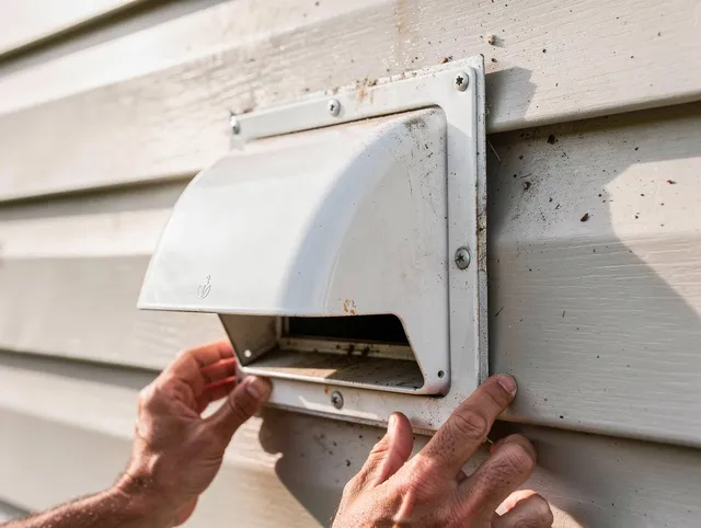 Palos Verdes Estates Dryer Vent Cleaning technician delivering thorough residential dryer vent cleaning service in Palos Verdes Estates